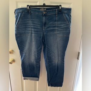 Crop boyfriend jeans